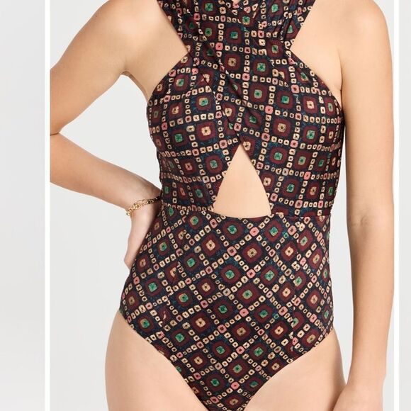 Ulla Johnson Keiran criss cross one piece swimsuit - Picture 3 of 7